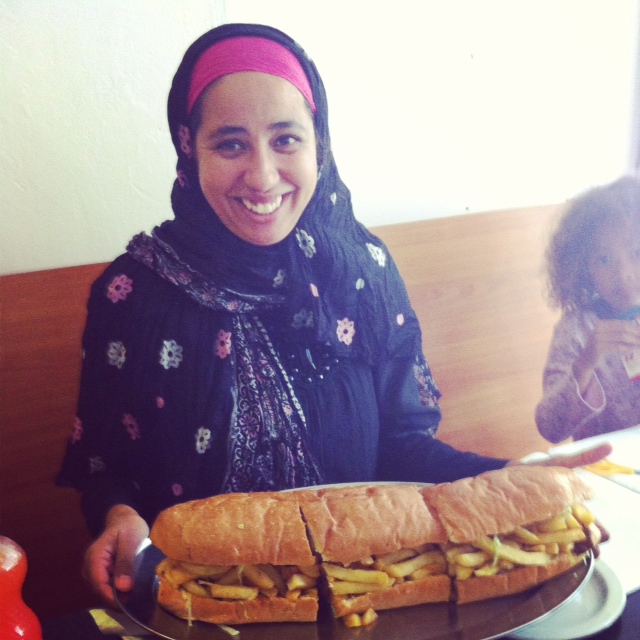 A steak Gatsby (she assured me you don't have to have the polony for it to be real).