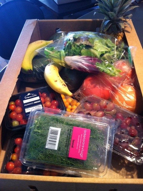 So virtuous did I feel in the queue at Fruit and Veg City. I mean, TRY and find a samoosa.